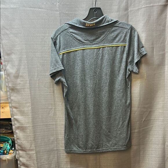 Iowa Hawkeyes Gray Polo Shirt, golf, casual dress - Picture 2 of 5